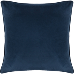 Harlington Botany Floral Piped Cushion - Petrol / Feather - thumbnail 3