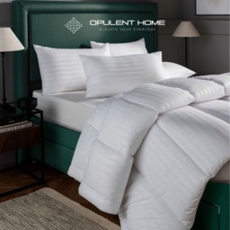 1.5 Tog Lightweight Duvet Cool Summer Microfibre Quilt - White / Superking - thumbnail 2