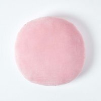 Velvet Round Cushion - Pink