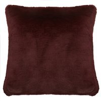 Bosie Lamina Red Wine Square Cushion - Red