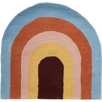 Kids Rainbow Rug - Multicolour