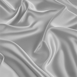 Silk Luxury Deep Box Fitted Sheet - Silver / Double - thumbnail 3