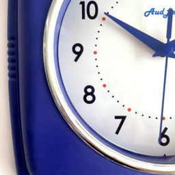 Retro Indoor Wall Clock - Blue - thumbnail 4