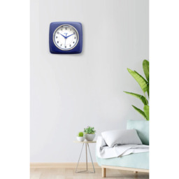 Retro Indoor Wall Clock - Blue - thumbnail 5
