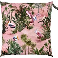 Jungle Marshes Outdoor Cushion Cover - Blush / 70cm