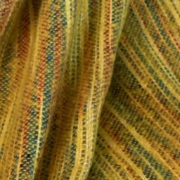 Luxury Large Recycled Throw With Trim Micro Striped Design - Lime/Multi - thumbnail 5