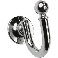Pack of 2 Boston Tie Back Hooks - Satin Silver