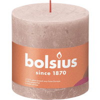 Bolsius Misty Pink Pillar Candle - Pink