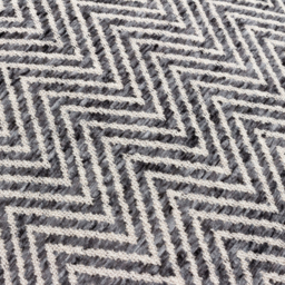 Croft Twill Woven Cushion - Charcoal / 80 Feather 20 Polyester - thumbnail 4