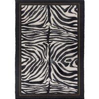 Leopardis Zebra Printed Indoor Outdoor Rug - Multicolour