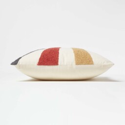 Homescapes Sunshine Tufted Cotton Cushion - Multi - thumbnail 4