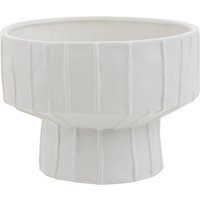 Esma Small Ribbed Blue Glass Vase - Dolomite 100%