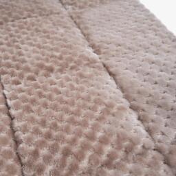 Waffle Fleece Weighted Blanket - Mink / 150cm - thumbnail 2