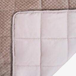 Waffle Fleece Weighted Blanket - Mink / 150cm - thumbnail 3