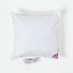 Homescapes Duck Feather Cushion Pad Insert - White / 30cm - thumbnail 2