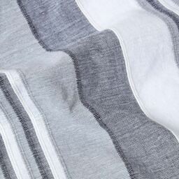 Cotton Morocco Striped Monochrome Throw - Monochrome / 255cm - thumbnail 2