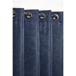 Metro Thermal Blackout Eyelet Curtains - Navy / 168cm / 228cm - thumbnail 2