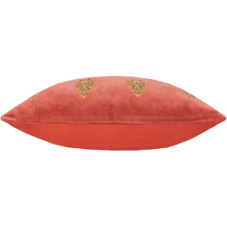 Rennes Embroidered  Cushion - Regal Rose / Polyester - thumbnail 4