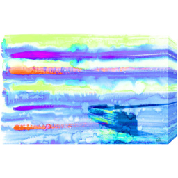French Dover Entrance Art Print on Canvas - Blue / 152cm - thumbnail 2