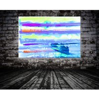 French Dover Entrance Art Print on Canvas - Blue / 152cm - thumbnail 1
