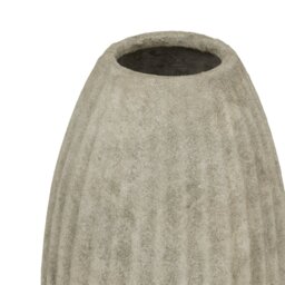 Catania Large Olpe Vase Elegant Modern Display Piece - Off White - thumbnail 3