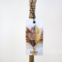 Rayung Pampas Grass Display Tropical Decor Handcrafted in Bali - Pink - thumbnail 4