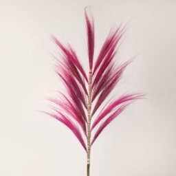 Rayung Pampas Grass Display Tropical Decor Handcrafted in Bali - Pink - thumbnail 3