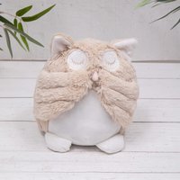 Beige & White¿Owl Doorstop - Beige