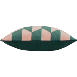 Kalho Velvet Jacquard Cushion - Green - thumbnail 5