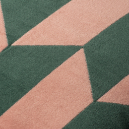 Kalho Velvet Jacquard Cushion - Green - thumbnail 3