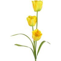 Artificial Tulip Flower Stem - Yellow