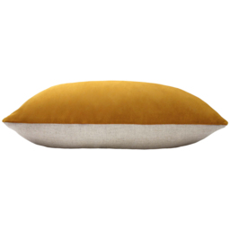 Contra Velvet Cushion Cover 40 x 60cm - Mustard - thumbnail 3