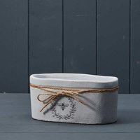 Charming White Bee Trough for Home Decor - White