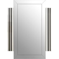 Jade Round Silver Wall Mirror - Grey