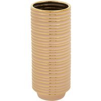Viso Smoked Grey Large Face Design Vase - Plating 10%,Stoneware 90%