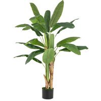 160cm Tall Bird of Paradise Artificial Plant - Green - thumbnail 1