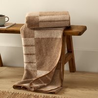 Harlech Woven Reversible Throw - Biscuit