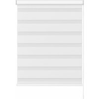 Day  Night Zebra Roller Blind (165cm drop) - White / 55cm