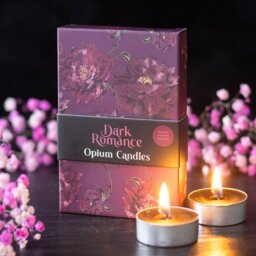 Dark Romance Opium Tealight Candle Set Six Scented Candles for Mood Rituals - Silver - thumbnail 3
