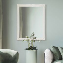 Hamilton White Shabby Chic Design Wall Mirror - White - thumbnail 2