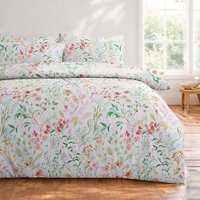 Delicate Floral Patterned Duvet Set - Multi / King