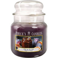 Fig and Plum Scented Jar Candle - Medium / Medium