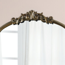 Antique Gold Lean To Mirror - Gold - thumbnail 3