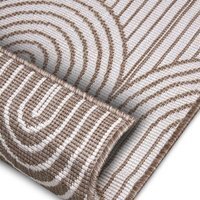 Reversible Pangli Flatweave Indoor & Outdoor Rug Beige - Beige / 290.0cm