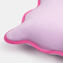 Pack of Matte Velvet Scallop Edge Cushion Covers - Lilac / 2 - thumbnail 5