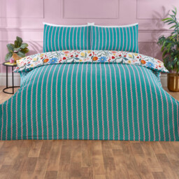 Valencia Seersucker Duvet Set - Double - thumbnail 2