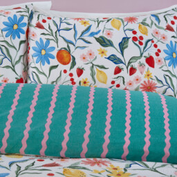 Valencia Seersucker Duvet Set - Double - thumbnail 3