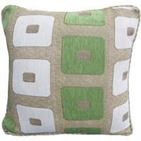 Glitter Square Cushion - Green
