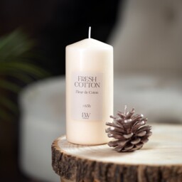 Scented Pillar Candles  - Cream - thumbnail 3