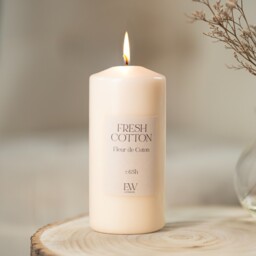Scented Pillar Candles  - Cream - thumbnail 4